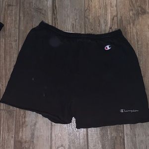 black champion shorts